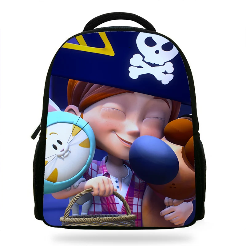 

14inch Classic Cartoon Pat The Dog Printing Backpack Girls School Backpacks Little Children Bagpack Kids Daily Mochila