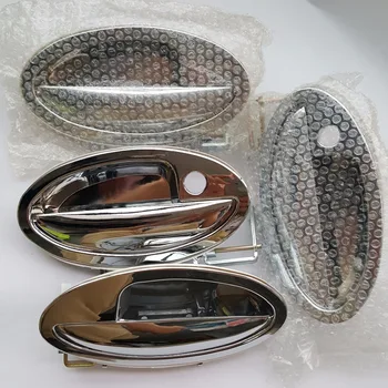 

Outside door handle for lifan 520 520i Breez door handle ABS plastic chrome and iron 4 pcs