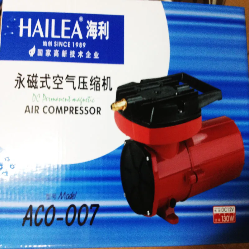 140L/min Hailea ACO 007 DC 12 В постоянных электромагнитных воздушный компрессор для