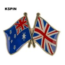 Флаг дружбы Австралии Великобритании значок флаг булавка 10 шт. в партии XY0113