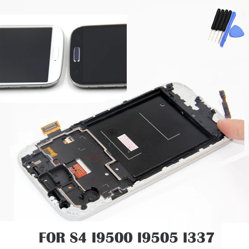 imágenes para Compatible para Samsung galaxy s4 para Samsung Galaxy S4 i9505 i9500 LCD Pantalla Táctil Digitalizador Asamblea Frame imágenes para Compatible para Samsung galaxy s4 para Samsung Galaxy S4 i9505 i9500 LCD Pantalla Táctil Digitalizador Asamblea Frame