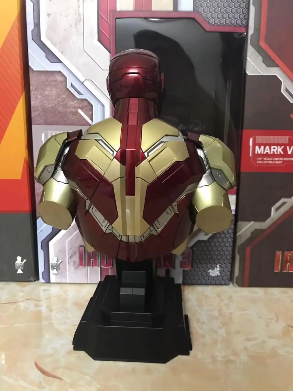 Новый хит! Железный человек 3 Mark MK 42 MARK 43 1/4 масштаб VII бюст с светодиодный