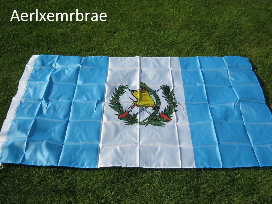 Флаг aerlxemrbrae флаг Guatemala 3ft X 5ft Полиэстер Национальный флаг