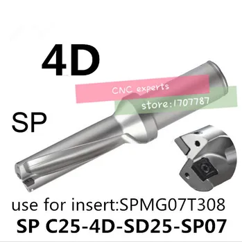 

SP C25-4D-SD25-SP07,replace Blades And Drill Type For SPMW SPMG 07T308 Insert U Drilling Shallow Hole indexable insert drills