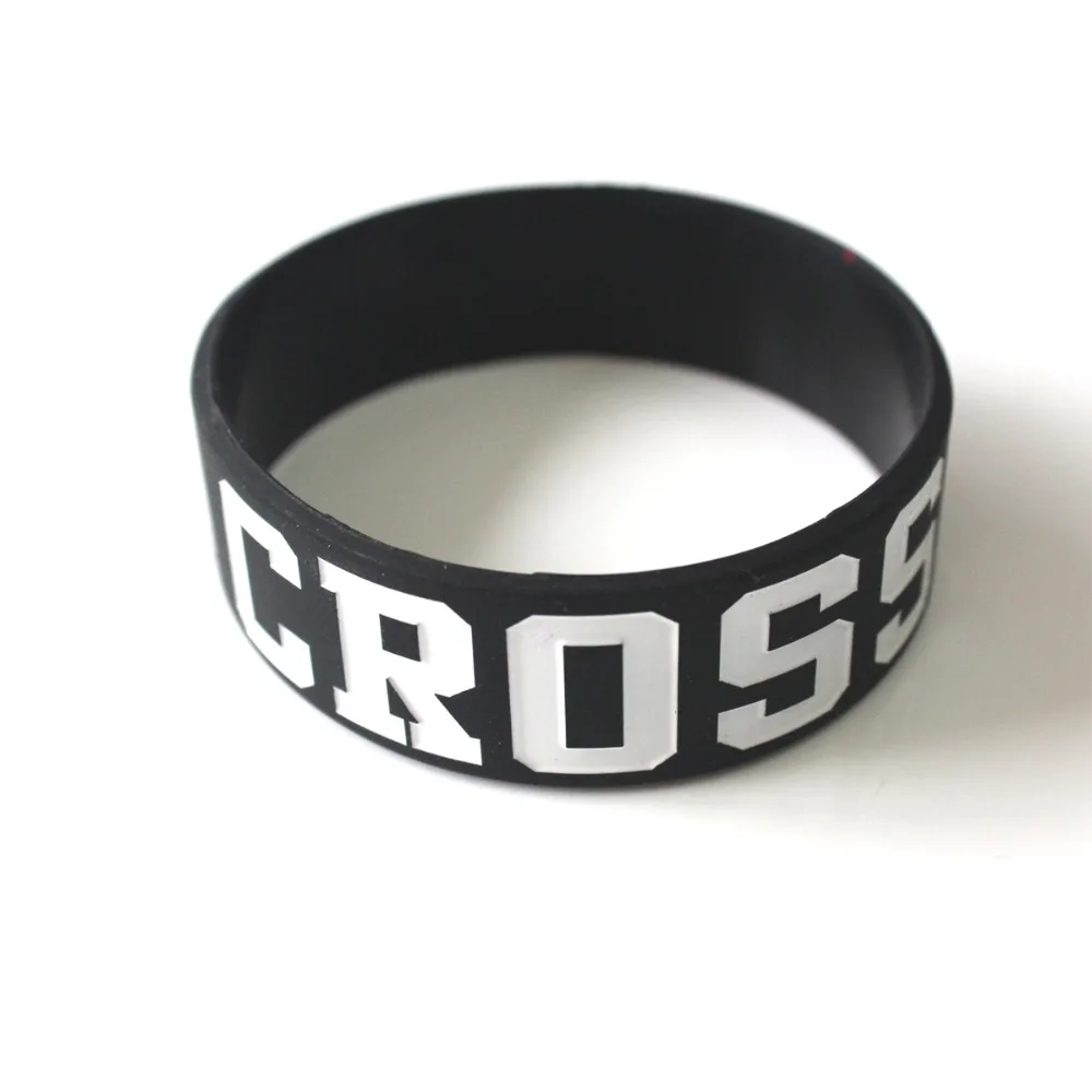 4 Pcs CROSSFIT Workout Kettlebell Bracelet CrossFit Wristband Fitness Apparel Workout Clothing, Silicon Bracelet Band