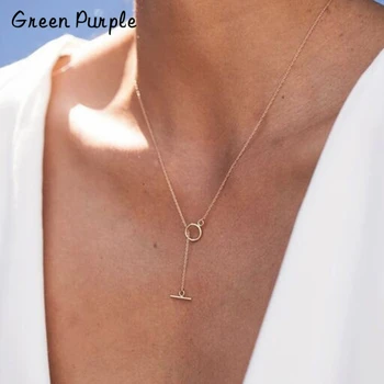 

Long Necklace Handmade Gold Wrap Chocker Jewelry Boho Pendants Bijoux Collier Femme Kolye Collares Collane Long Necklace