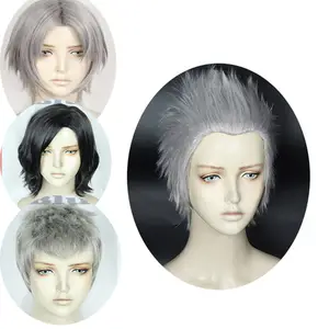 Devil May Cry 5 Dante Cosplay Wigs Short Grey Silver DMC 5 Game Anime Hair  Accessories for Men : : Beauty