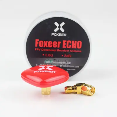 Новое поступление Foxeer эхо патч 5,8g антенна 8DBi 5,8 GHz RHCP LHCP SMA Мини FPV Антенна для FPV Goggle - Цвет: 1Pcs SMA red short