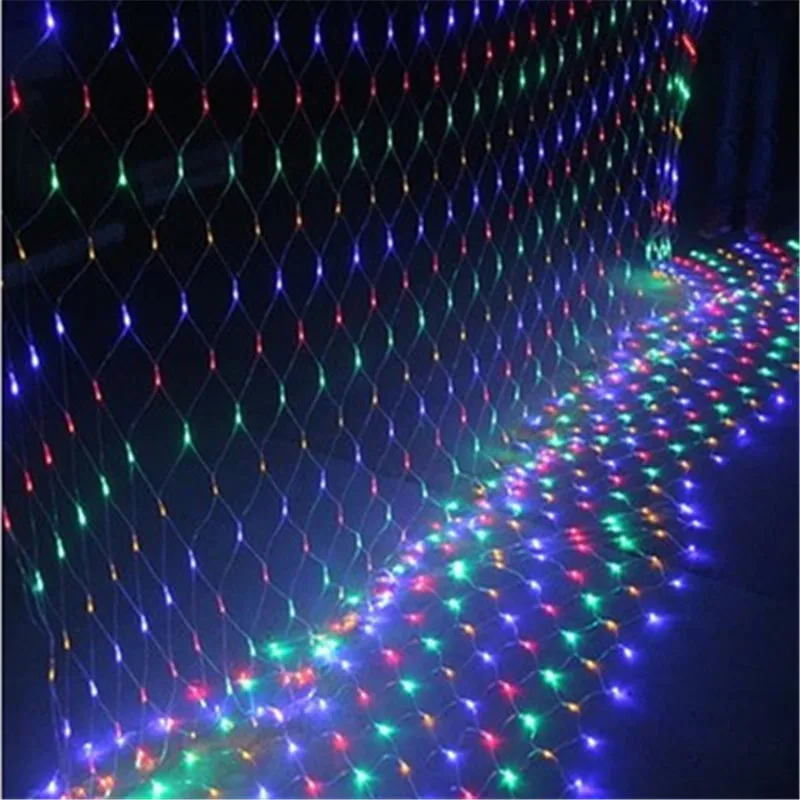 Christmas LED Lights Colorful Lawn Fishing Net Lights For Lantern