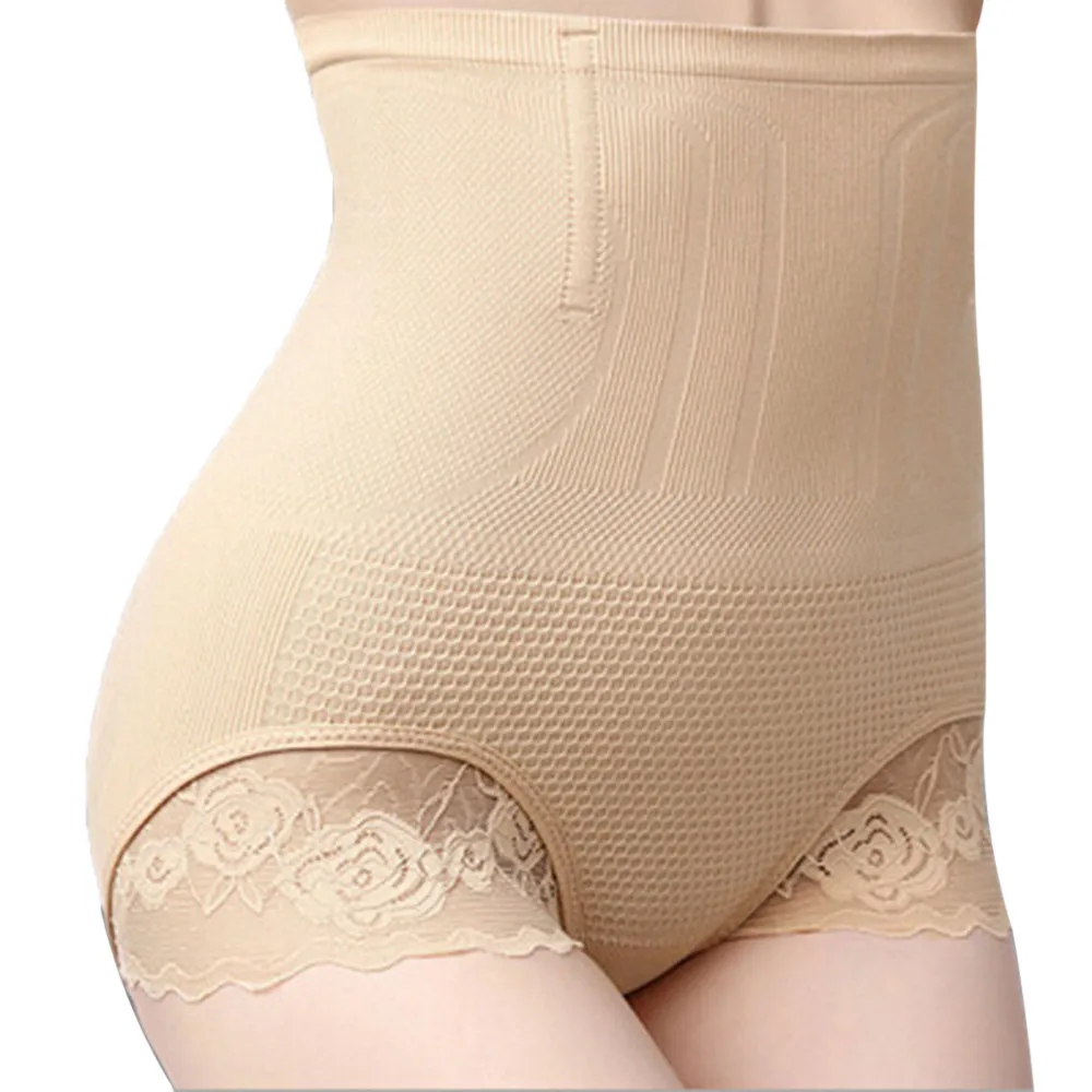 

High Waist Lace Panties Tummy Control Panties Hip Butt Lifter Body Shaper Slimming Underwear Modeling Strap Shapewear #EP