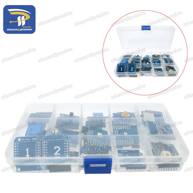 15 IN 1 D1 mini Pro WiFi development board KIT NodeMcu Lua, based on ESP8266 D1 mini Pro V1.1.0