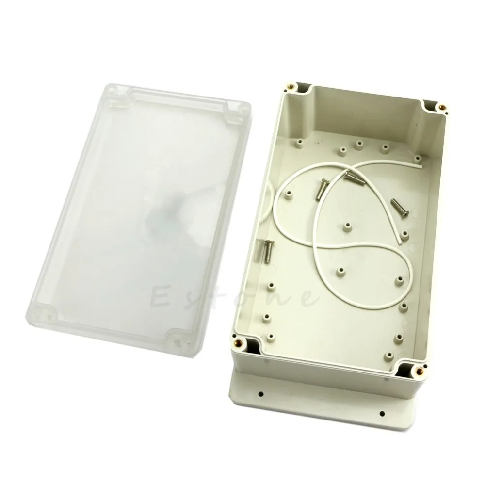

C18 hot 200x120x75mm Clear Plastic Waterproof Electronic Project Box Enclosure CASE