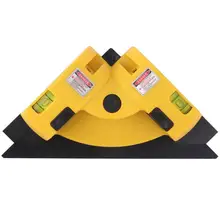 Прямоугольный 90 градусов вертикальный горизонтальный лазерный проектор квадратный уровень лазерный уровень инструмент для измерения