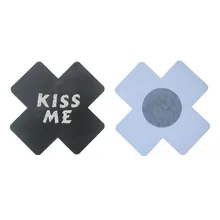 Одноразовые накладки на соски, женские накладки на бюстгальтер, самоклеющиеся накладки на соски, лепестки груди, крестообразные накладки на соски, Стикини наклейки