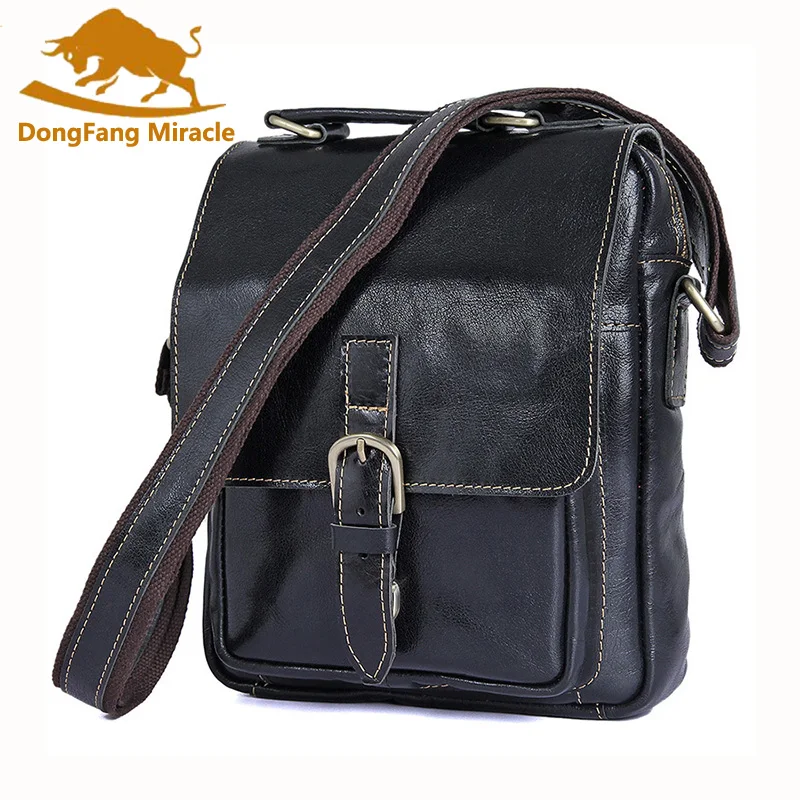 

Brand 100% Genuine Leather Men Messenger Bag Casual Crossbody Bag Business Men's Handbag Bags for gift Shoulder Bags Men