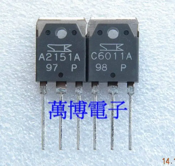 Горячая распродажа 10 пар/30 пар Sanken 2SA2151 2SC6011 2SA2151/2SC6011(2SA215 аудио Электроника