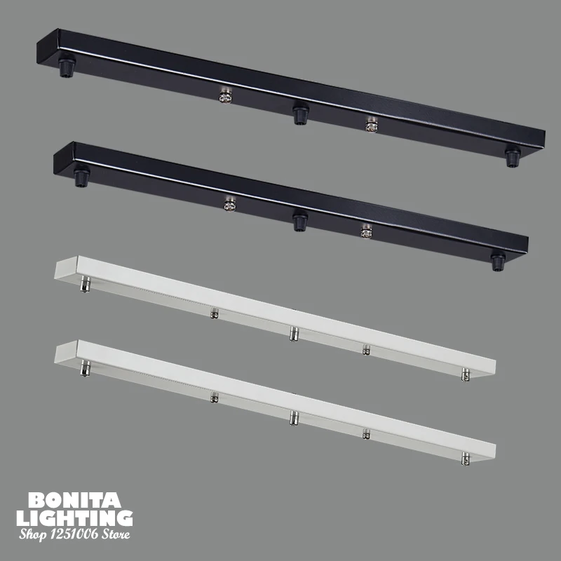 Ceiling Tray Ceiling Plate Ceiling Base Hang Up 3 Lamps Long Tray