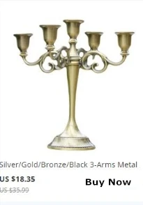 Классические металлические золотые подсвечники свадебные настольные канделябры домашние вечерние цветочные стойки Корона узор с вазой 10 шт./лот