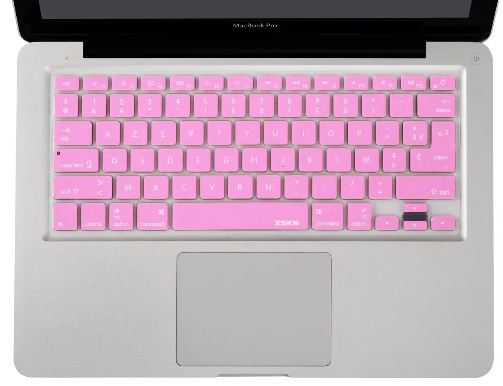 XSKN Французская клавиатура, для Macbook Air Pro retina 13 15 17 Франция AZERTY французский силиконовый чехол для клавиатуры защитная наклейка