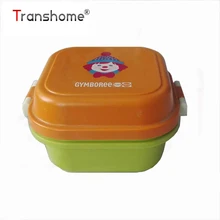 Transhome Ланч-бокс для микроволновки портативная пищевая пластиковая коробка для бенто для школьников дети столовая посуда хранение еды