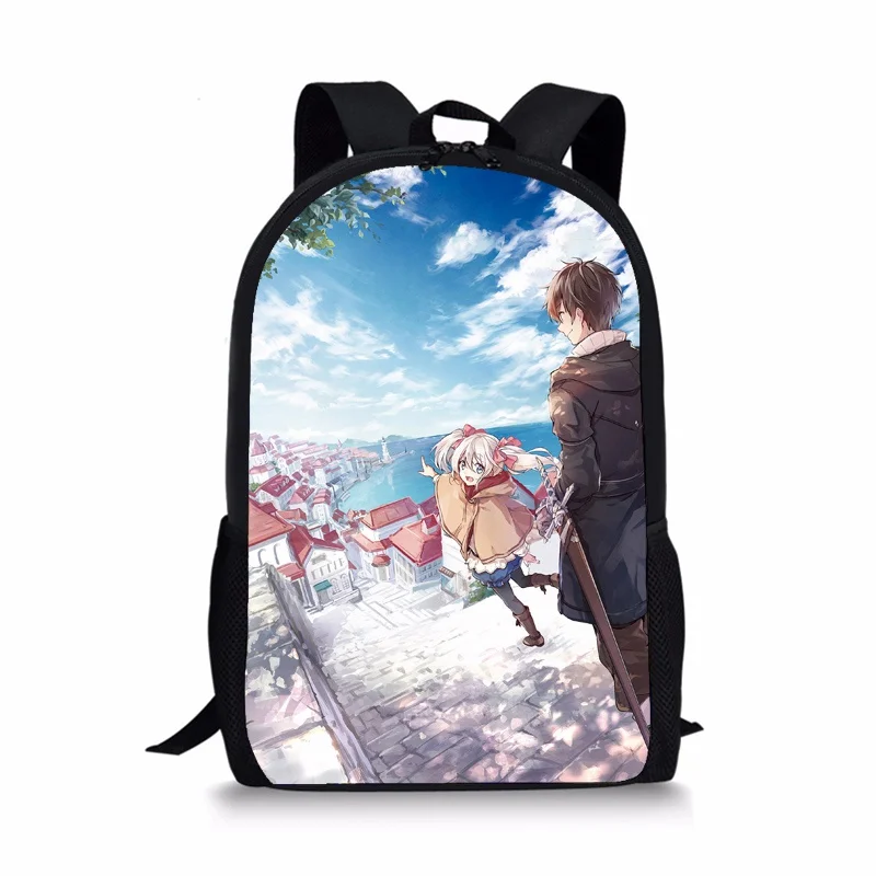 Anime Backpack For Teenager School Book Bag Travel If It's for My Daughter Iɽ Even Defeat a Demon Lord Printed Backpacks | Багаж и