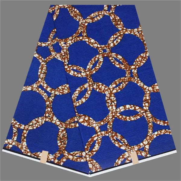 

Elegant blue design super batik ankara wax cloth African party holland wax fabric for clothing SWV298(6yards/pc)