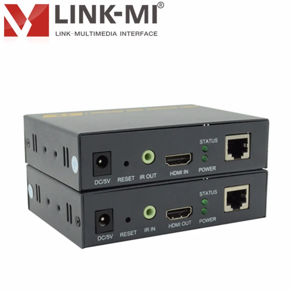 LINK MI LM DT100N следующий стандарт TCP/IP 120 м HDMI удлинитель через Ethernet с ИК удлинителем