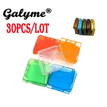 30 шт./лот горячей игровой консоли кристалл чехол прозрачный защитный чехол В виде ракушки Корпус для gameboygb Advance SP Кристалл В виде ракушки