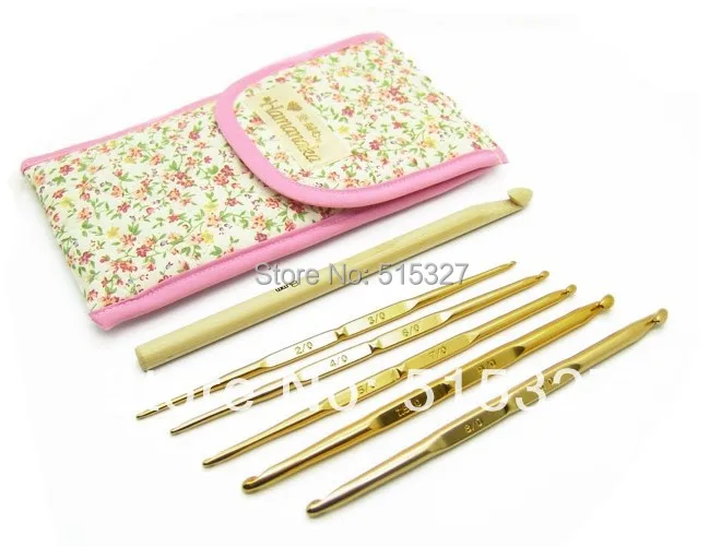 Japan Hamanaka Double End Crochet Hook Set Knitting Needles Original