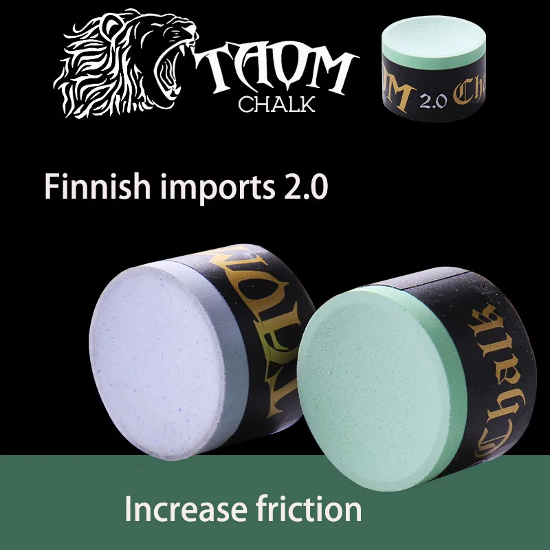 

2019 One Pieces Finnish imports TAOM Billiard Chalk Pool Accessories