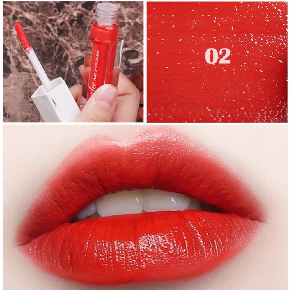 5 шт./компл. матовый пигментный набор блесков для губ Цвет Stay Lipstick Водонепроницаемый длительный пигментированные жидкая помада бальзам