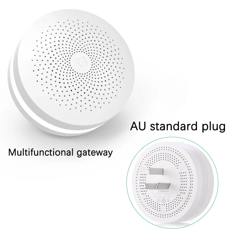 Xiao mi jia Многофункциональный шлюз 2 Xiao mi умный дом Zigbee WiFi умные устройства mi Home приложение пульт дистанционного управления RGB Ночной светильник - Цвет: Mijia gateway-AU