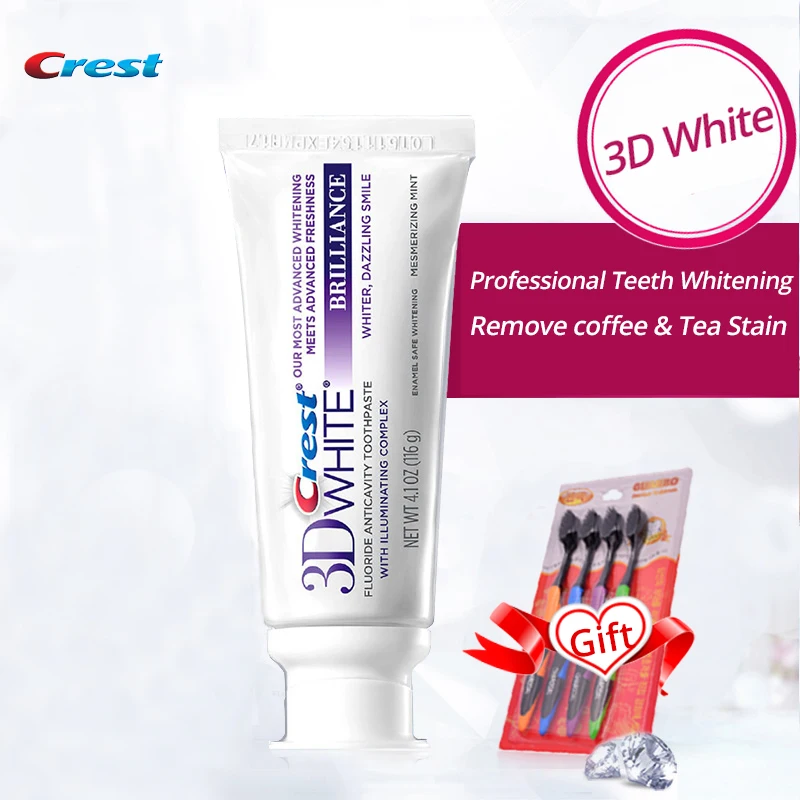 Crest 3D белая зубная паста уход за чувствительностью Витаминная формула