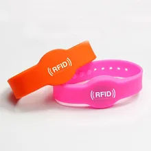 RFID 125 кГц силиконовый RFID браслет с TK4100(совместимый EM4100) в управлении доступом