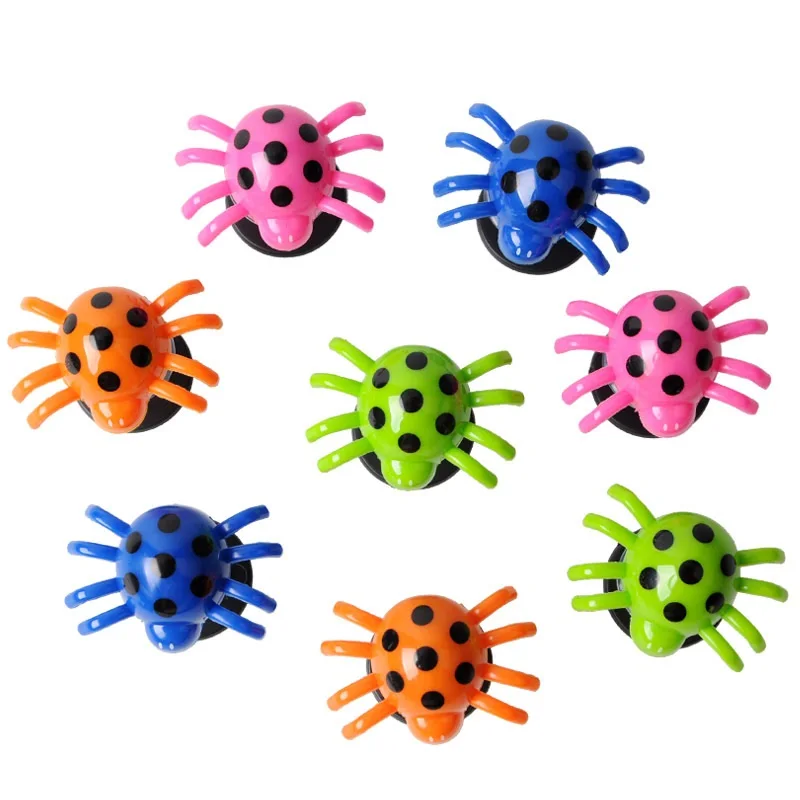 

Classic Toy Spider Jumping Spring Toy Gifts Kids Bounce Colorful for Children Hot Sale 2019