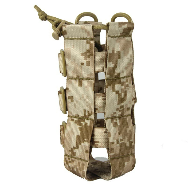 Molle сумка для бутылки воды, тактическая сумка для бутылки воды, военная система, сумка для чайника, походов, путешествий, наборы для выживания, держатель