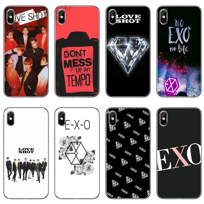 

soft phone case kpop EXO Love Shot For Xiaomi Redmi Note 7 6 5 5A 4 pro S2 5 plus 6A 4A 4x Pocophone F1