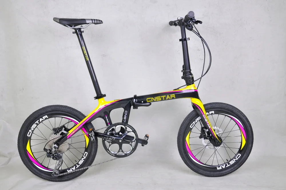 Nice design popolare 2018 di buona qualità 20 pollice di carbonio  biciclette pieghevoli con gruppo a 20 \
