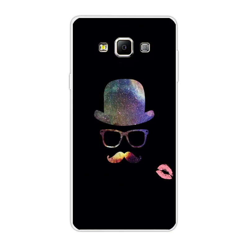 5 &quotдля Samsung Galaxy A7 A700 A7000 силиконовый чехол ТПУ для телефона забавный кот чехлы