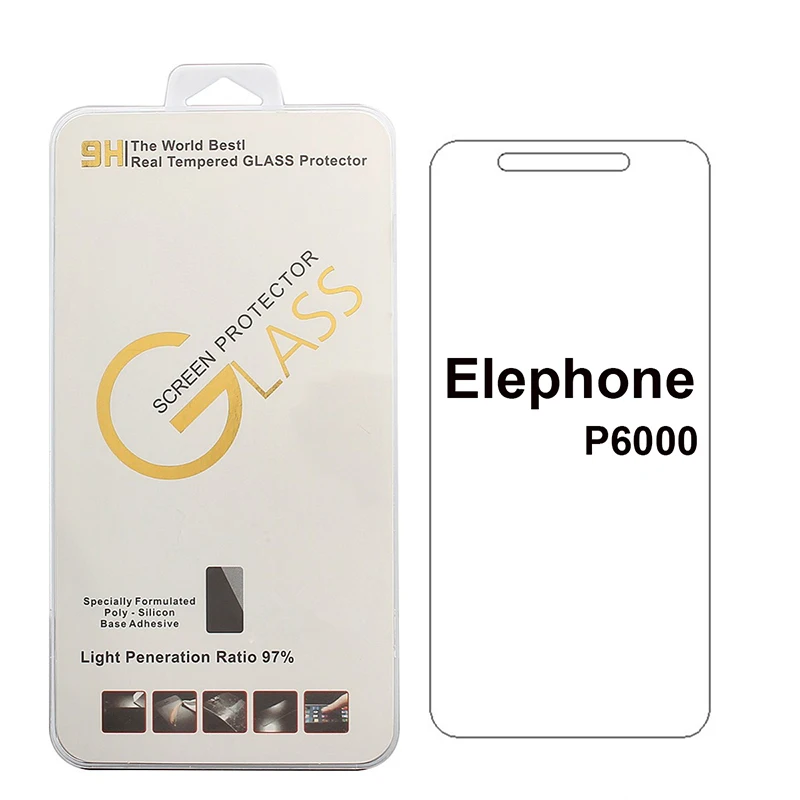 Закаленное стекло для Elephone P9000/P8000/ P7000/ P6000 /P3000 /Vowney lite закаленное 9H 2.5D