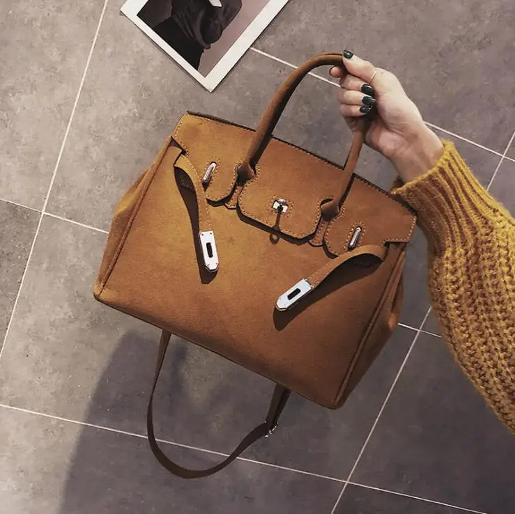 

Vintage leather shoulder bags for women ladies laptop bag large capacity handbags bolsa feminina crossbody bags for women