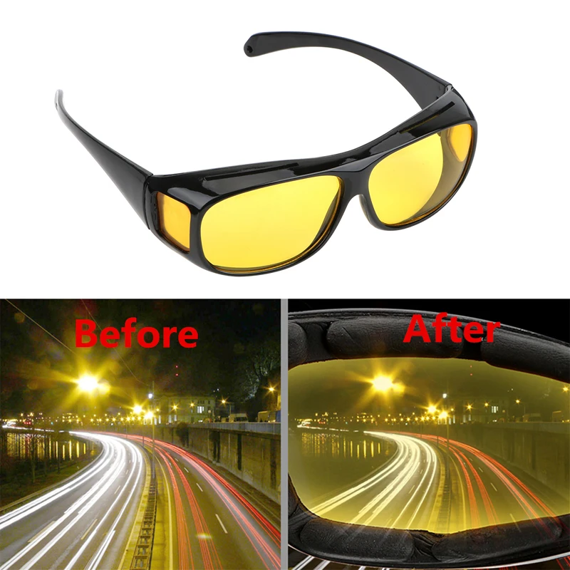 

Sun Glasses UV Protection Car Driving Night Vision Glasses For Ford Focus 2 3 Fiesta Mondeo Kuga Citroen C4 C5 Volkswagen Golf