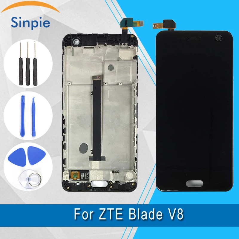 Sinpie 100% Tested Working Mobile Phone LCDs For ZTE Blade V8 Touch Screen High Quality Digitizer Assembly with Tools | Мобильные