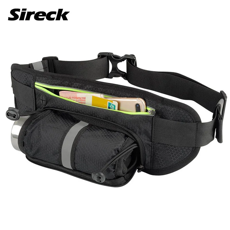 Us 6 85 50 Off Sireck Running Bag Sports Water Bottle Holder Belt Waist Waterproof Pack Men Women Sport Gym Fitness Run In