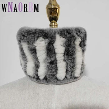

Fur scarf jumper women's autumn winter warm beaver rabbit fur scarf 100% quality rex rabbit fur production