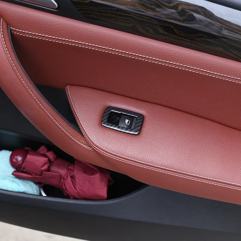4 шт. кнопки из углеродного волокна для BMW X3/X4/F25/F26 2012 2017|Лепнина интерьера| |