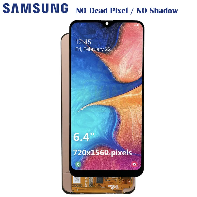 

6.2" NEW Original LCD Display For Samsung Galaxy A20 A205 SM-A205F LCD Screen replacement for Samsung A20 A205 A205F display lcd