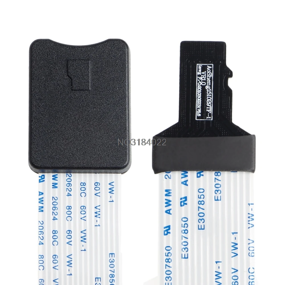 

48CM/60CM TF Male to micro SD card Female Flexible Card Extension cable Extender Adapter reader for Car GPS mobile phone