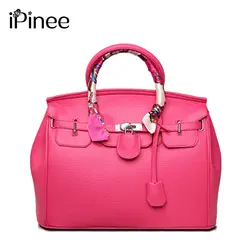 IPinee Лидер продаж для женщин сумки известных брендов Высокое качество кожаная сумка повседневное