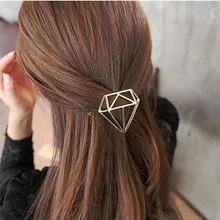 TS404 2017 Hairpins Triangle Geometric Hair Pin Jewelry Hair Clip For Women Barrettes Head Accessories Bijoux